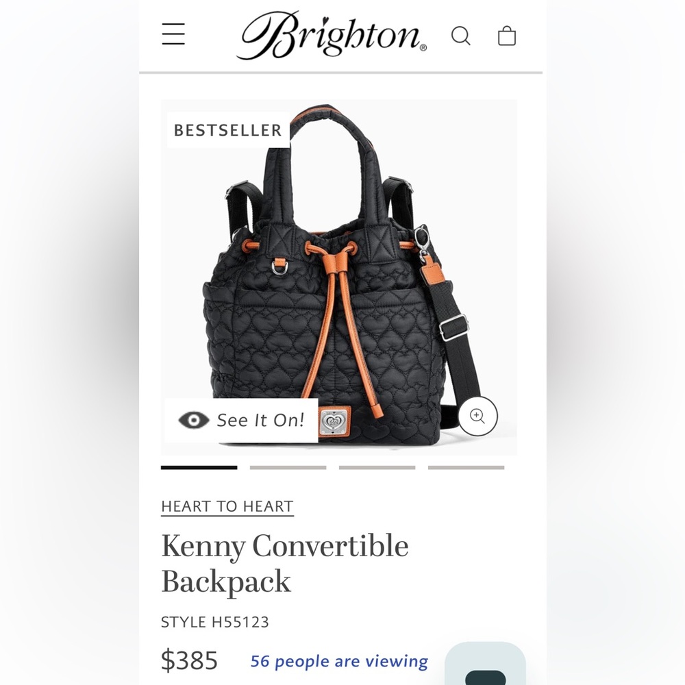 Brighton Kenny Convertible Backpack
